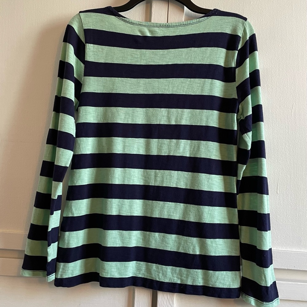 J Crew Painter Tee Long Sleeve 100% Cotton Size M - Picture 3 of 8